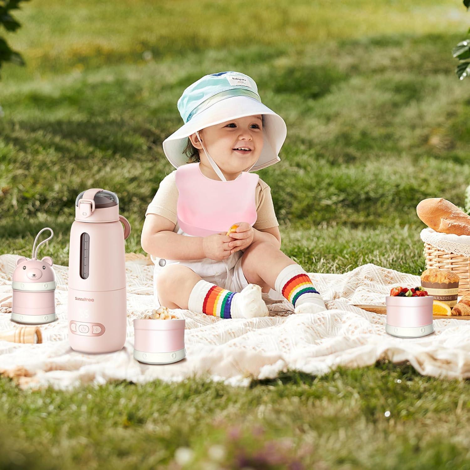 Calentador de Botellas Portátil 15000mAh para Bebés 300ml