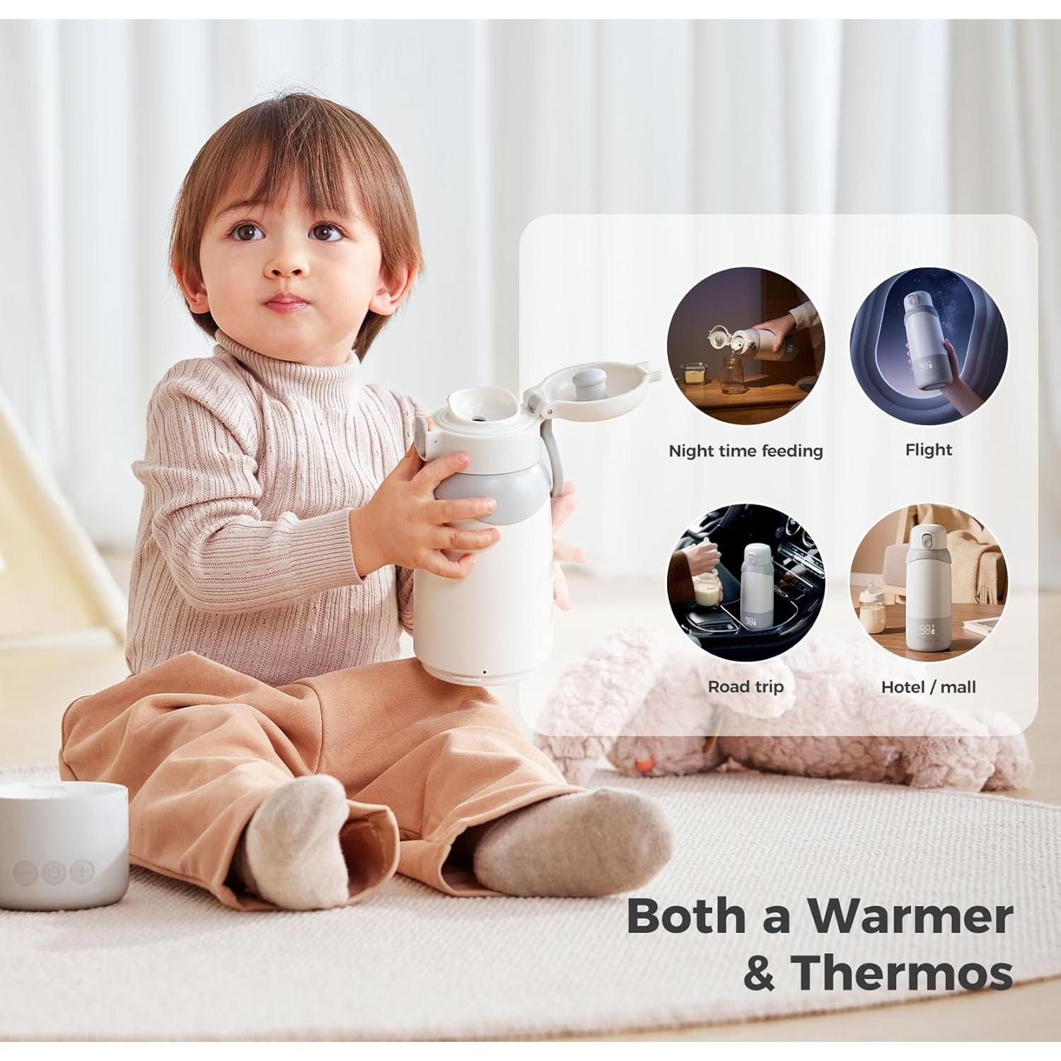 Calentador de Leche Portátil BOLOLO Pro 500ml Batería 14000mAh