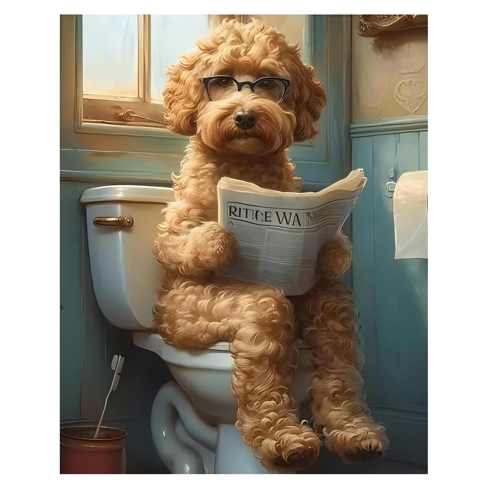 Kit de Pintura por Números Reivworl Perro 40.6x50.8 cm