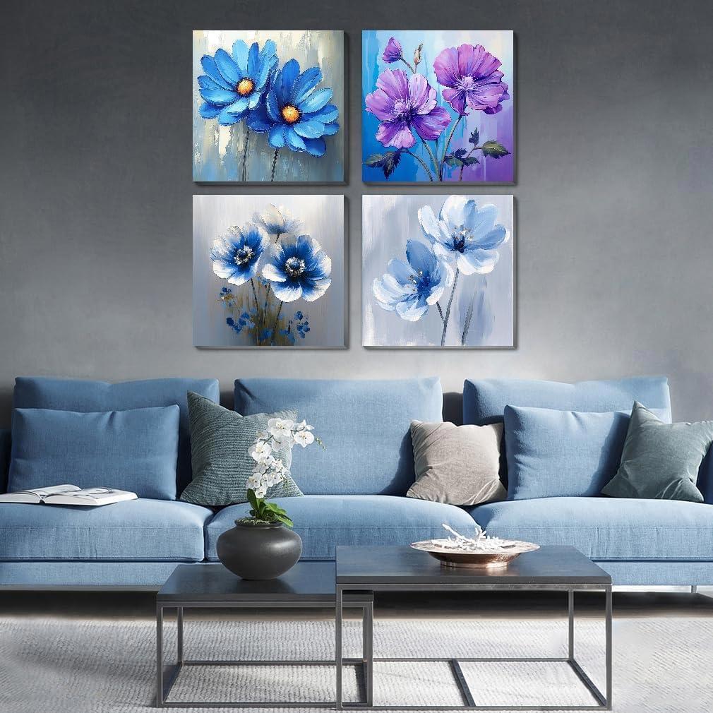 Kit de Pintura por Números Fotasmua 4 Paquetes 20x20 cm