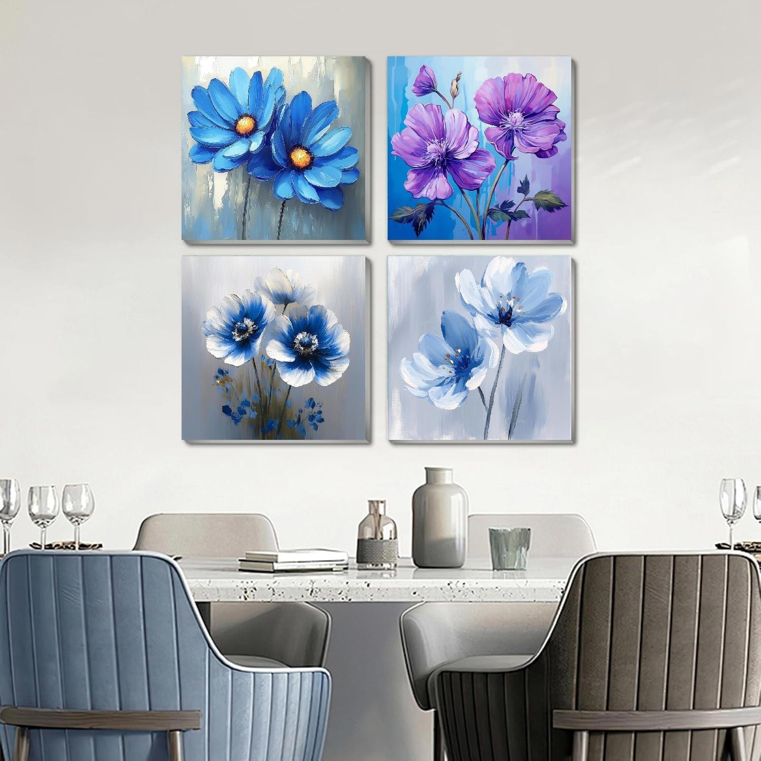 Kit de Pintura por Números Fotasmua 4 Paquetes 20x20 cm