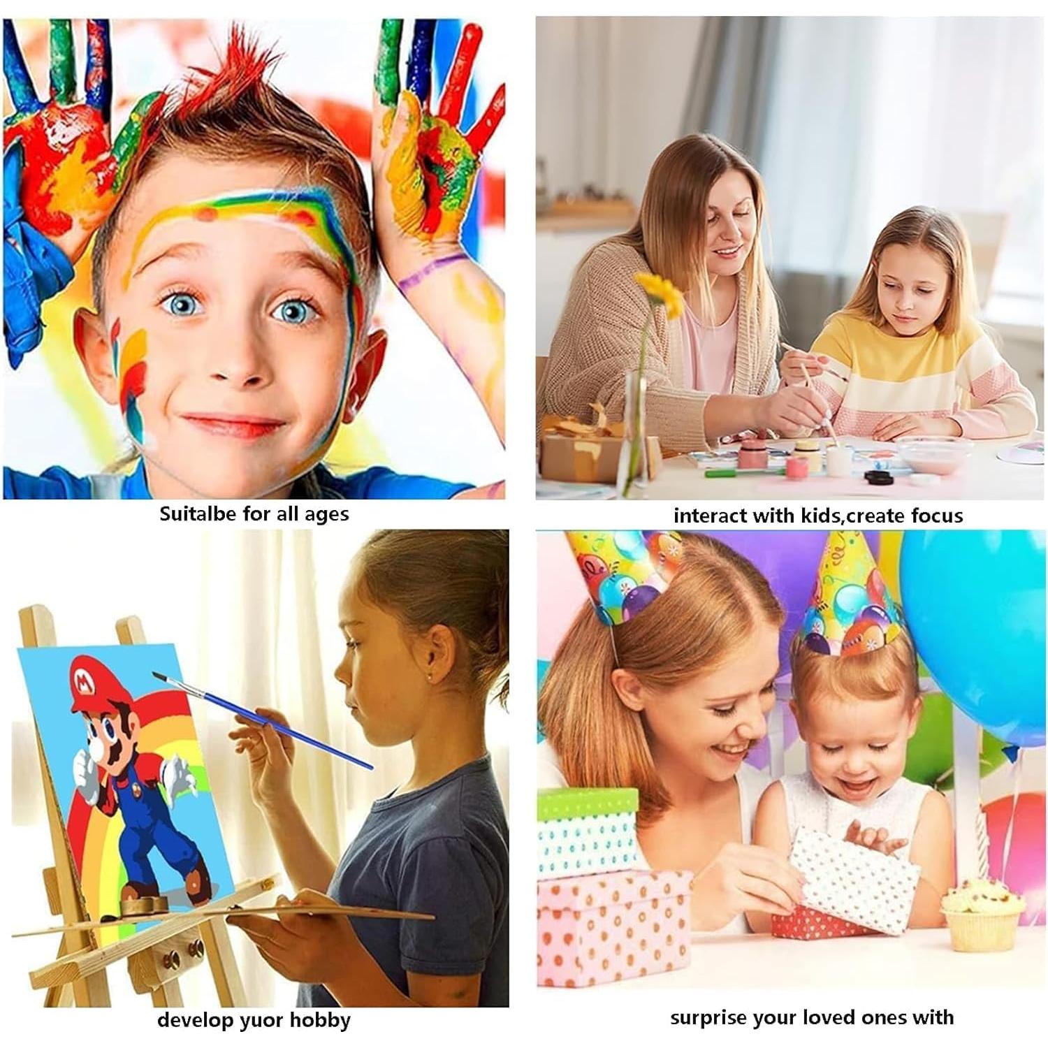 Kit de Pintura por Números GXGLLPZBY 40x40 cm Acrílica