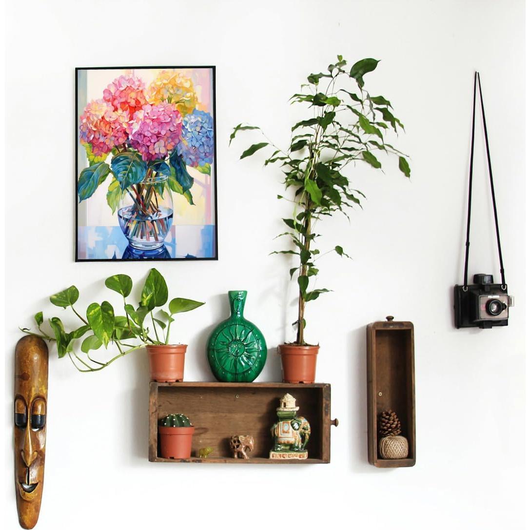 HIVIEW Pintura por Números 40.6x50.8 cm Acrílico Floral