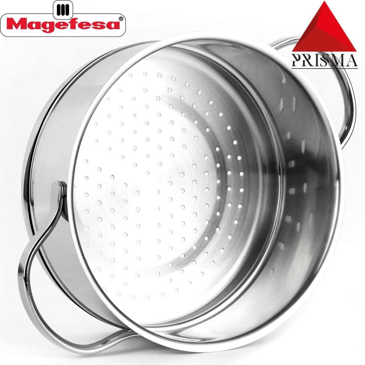 MAGEFESA Prisma – Olla a vapor 20 cm acero inoxidable