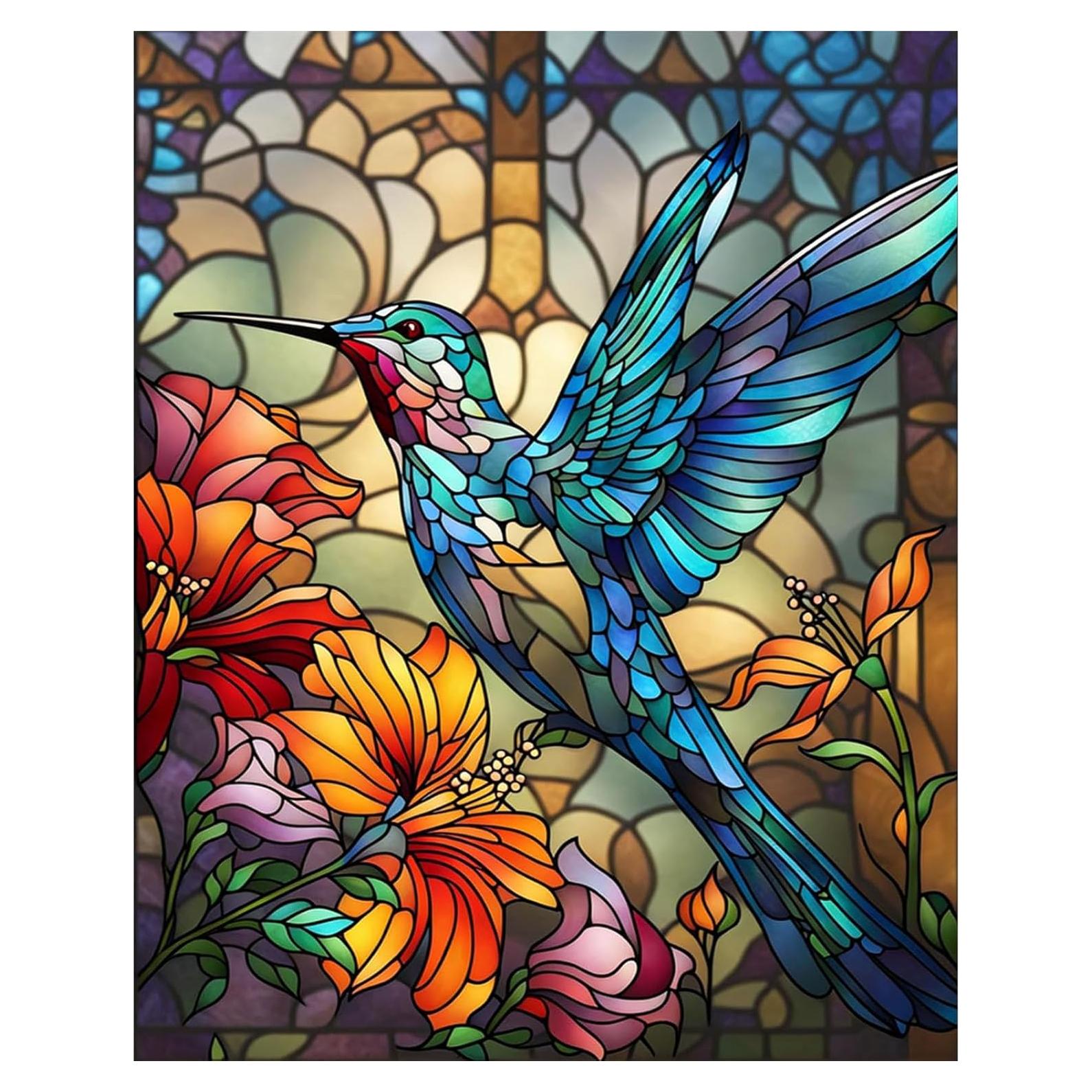 Pintura por Números XACKCME Colibrí 50.8x40.6 cm DIY