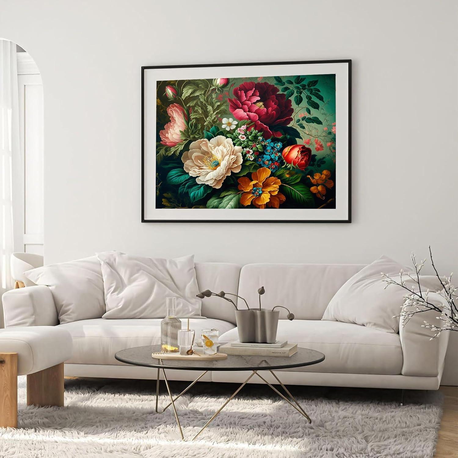 Kit de Pintura por Números Arttoplus Adultos 40x50cm Floral