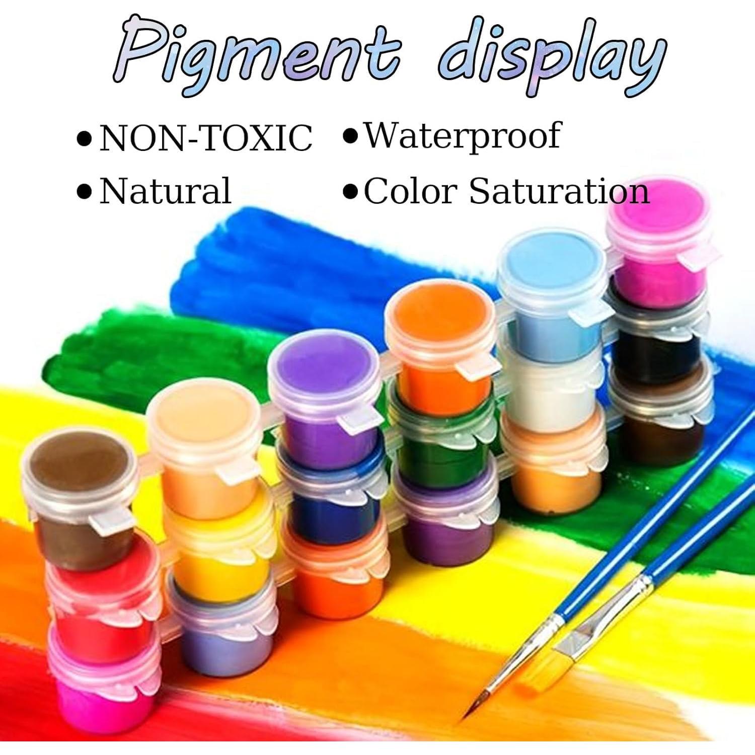 Kit de Pintura por Números Canrichshop 4 Piezas 20x20 cm