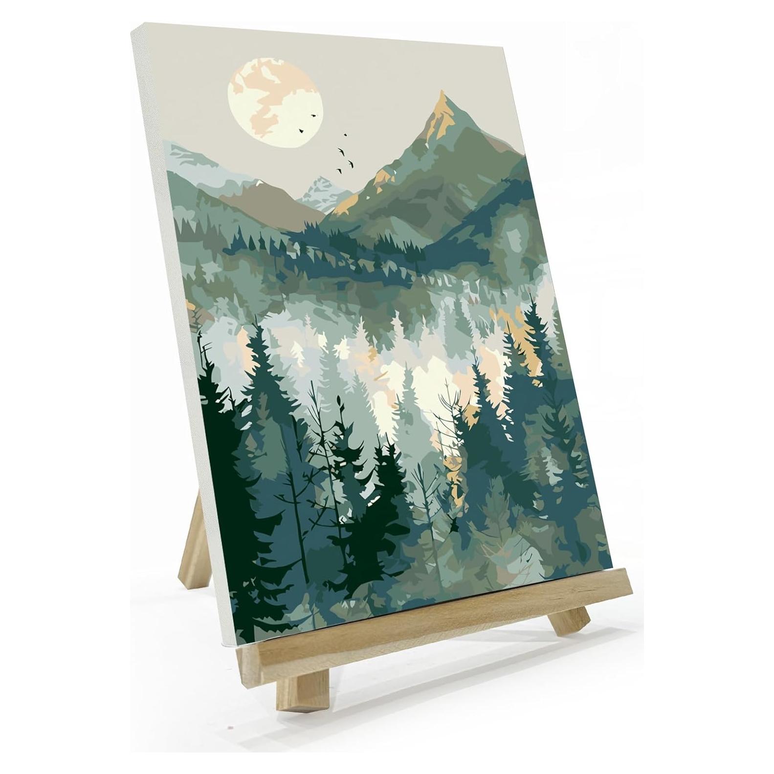Kit de Pintar por Números JOOZ 20x30 cm Paisaje de Montaña