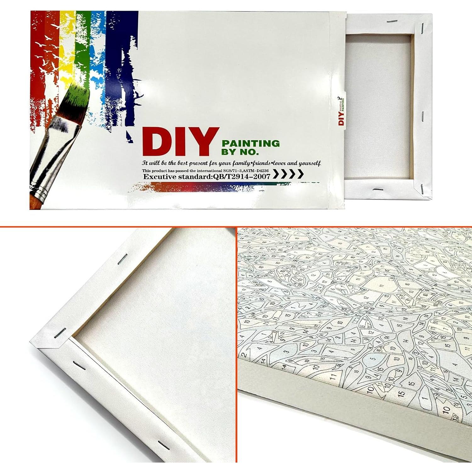 Kit de Pintar por Números JOOZ 20x30 cm Paisaje de Montaña