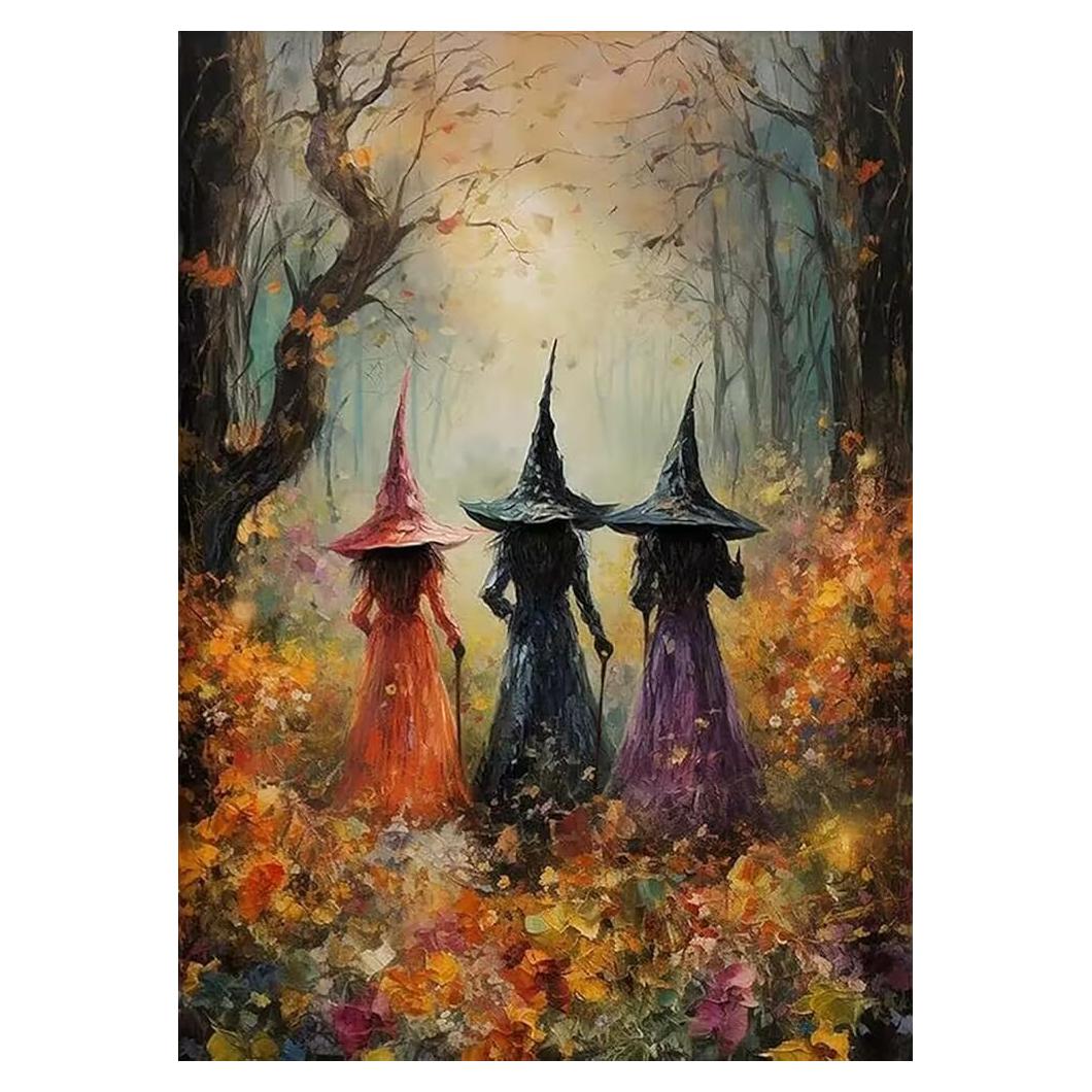 Kit Pintar por Números Halloween CSZPPQAF 30.48x40.64 cm