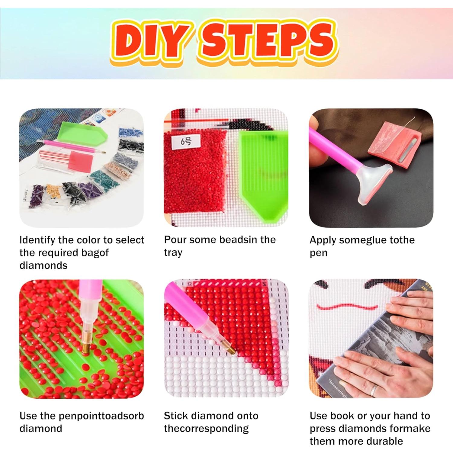 Kit de Pintura de Diamantes Ausanrl Hortensia 30x40cm DIY