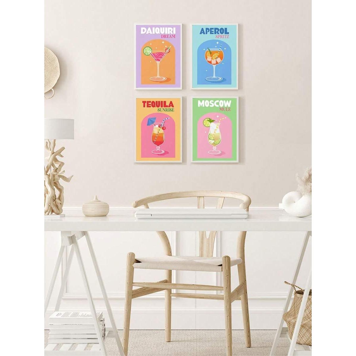 Kit de Pintura por Números Ammklfh 6 Sets 20x30 cm Adultos