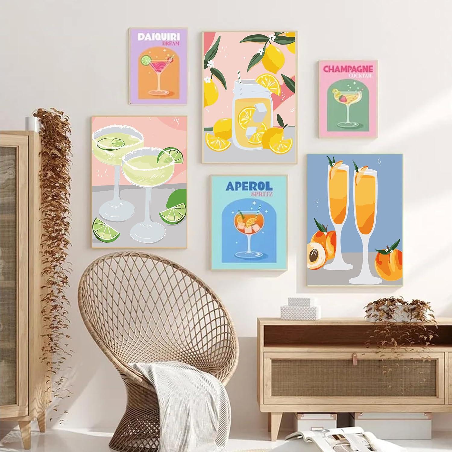 Kit de Pintura por Números CasaWeave 6 Paquetes Adultos 29.9x19.8cm