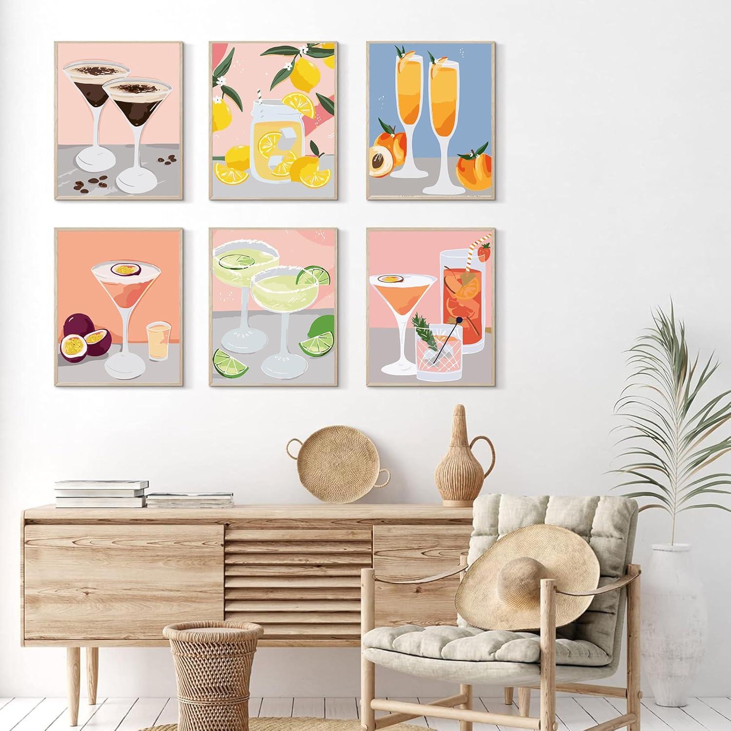 Kit de Pintura por Números CasaWeave 6 Paquetes Adultos 29.9x19.8cm