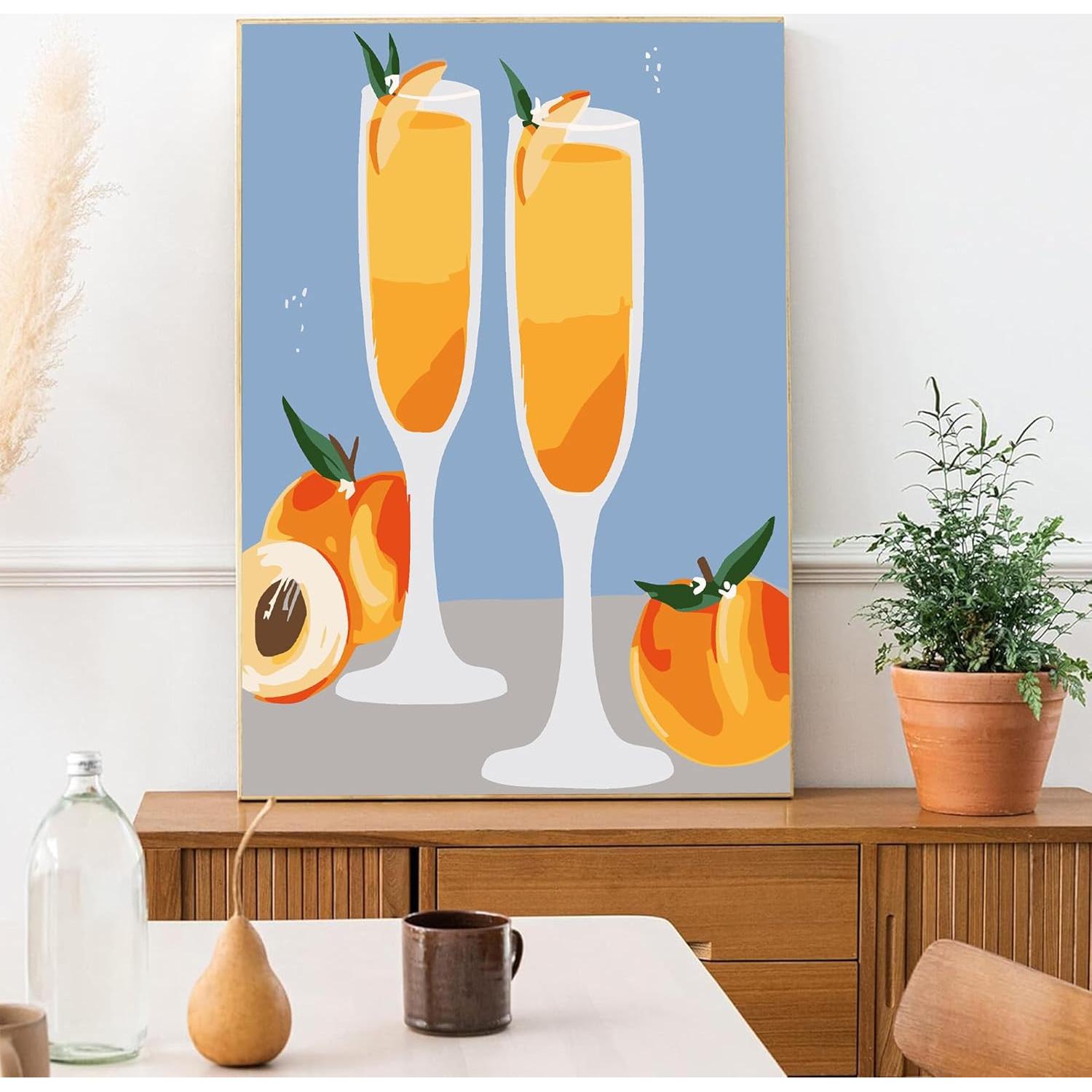 Kit de Pintura por Números CasaWeave 6 Paquetes Adultos 29.9x19.8cm