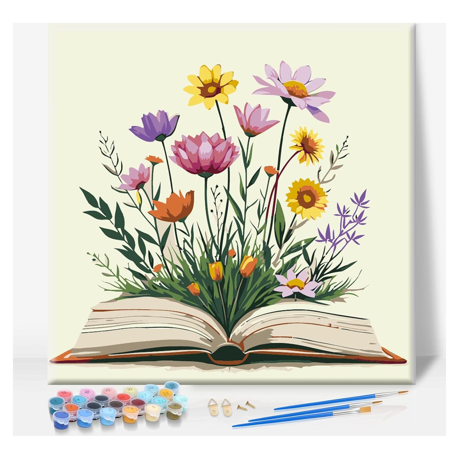 Kit de Pintura por Números Enmarcado Camocin 25.4x25.4cm