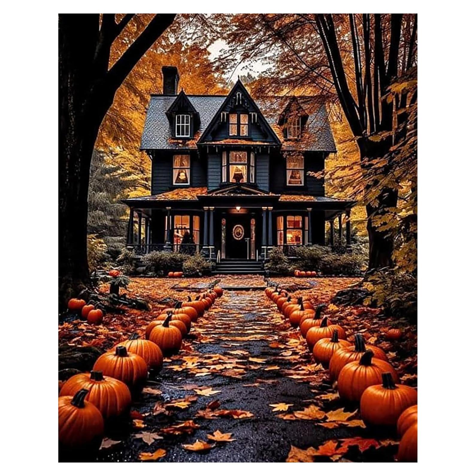 Pintura por Números HITO Halloween 40x50 cm para Adultos