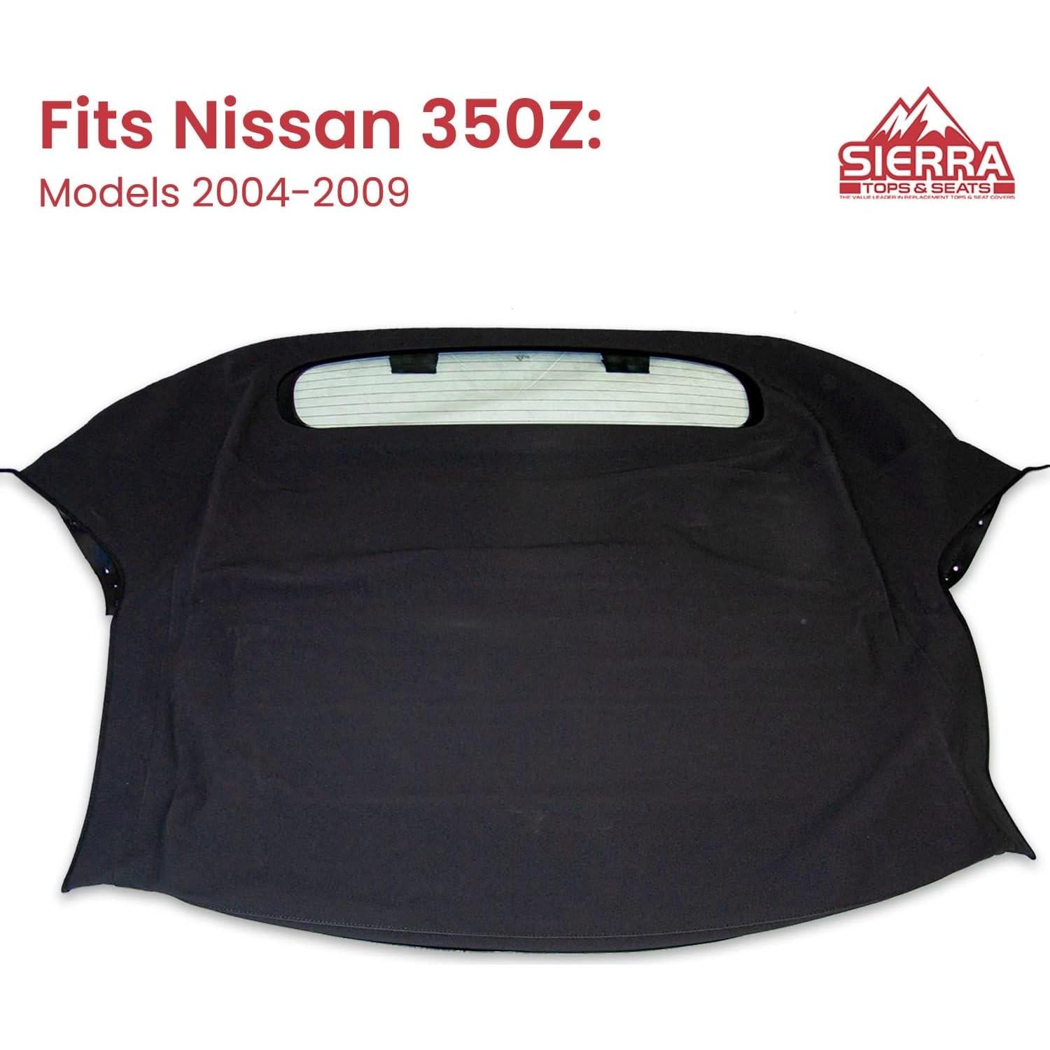 Techo Convertible Nissan 350Z 2004-2009 Sierra Auto Tops Negro