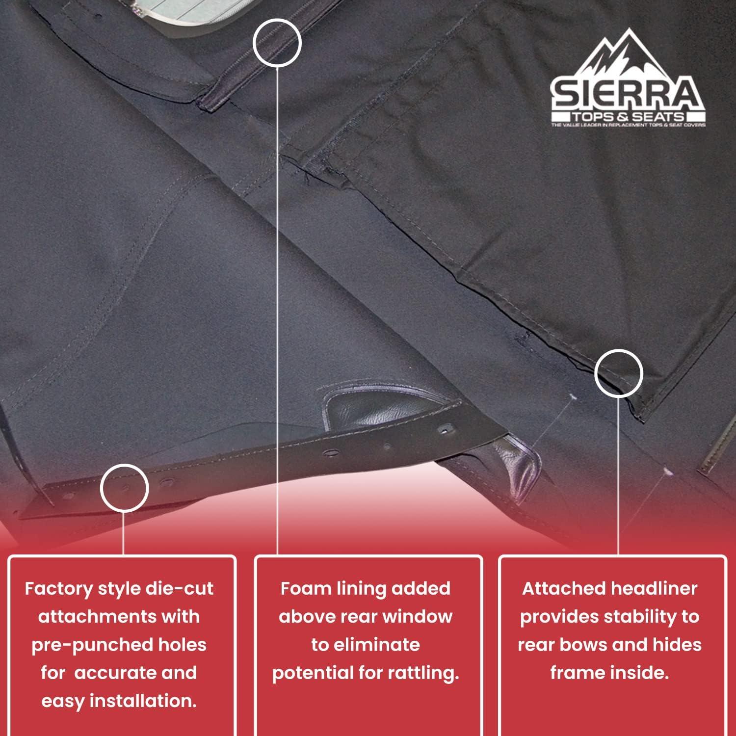 Techo Convertible Nissan 350Z 2004-2009 Sierra Auto Tops Negro