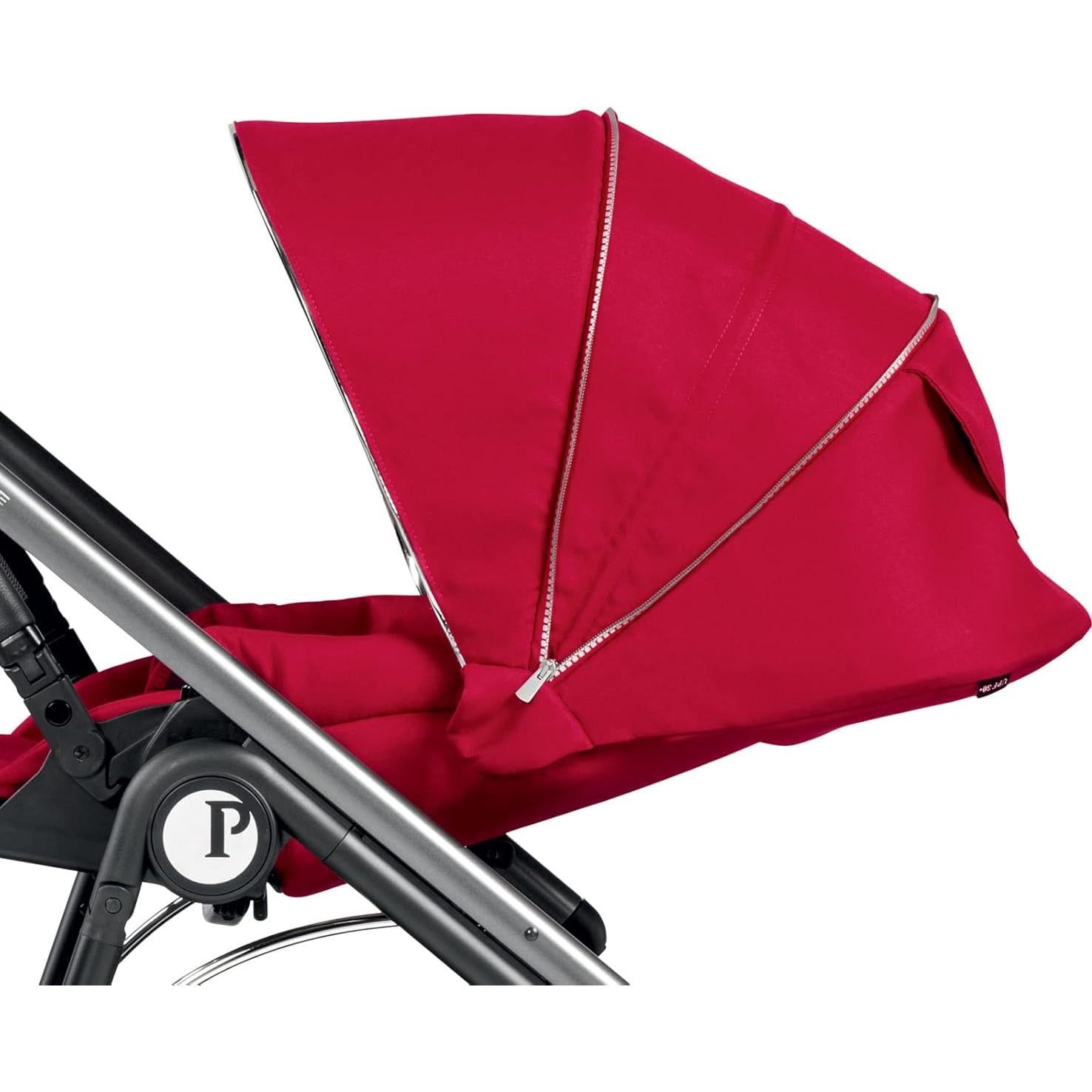 Cochecito Peg Perego Veloce Reversible Ligero 10.8 kg Rojo