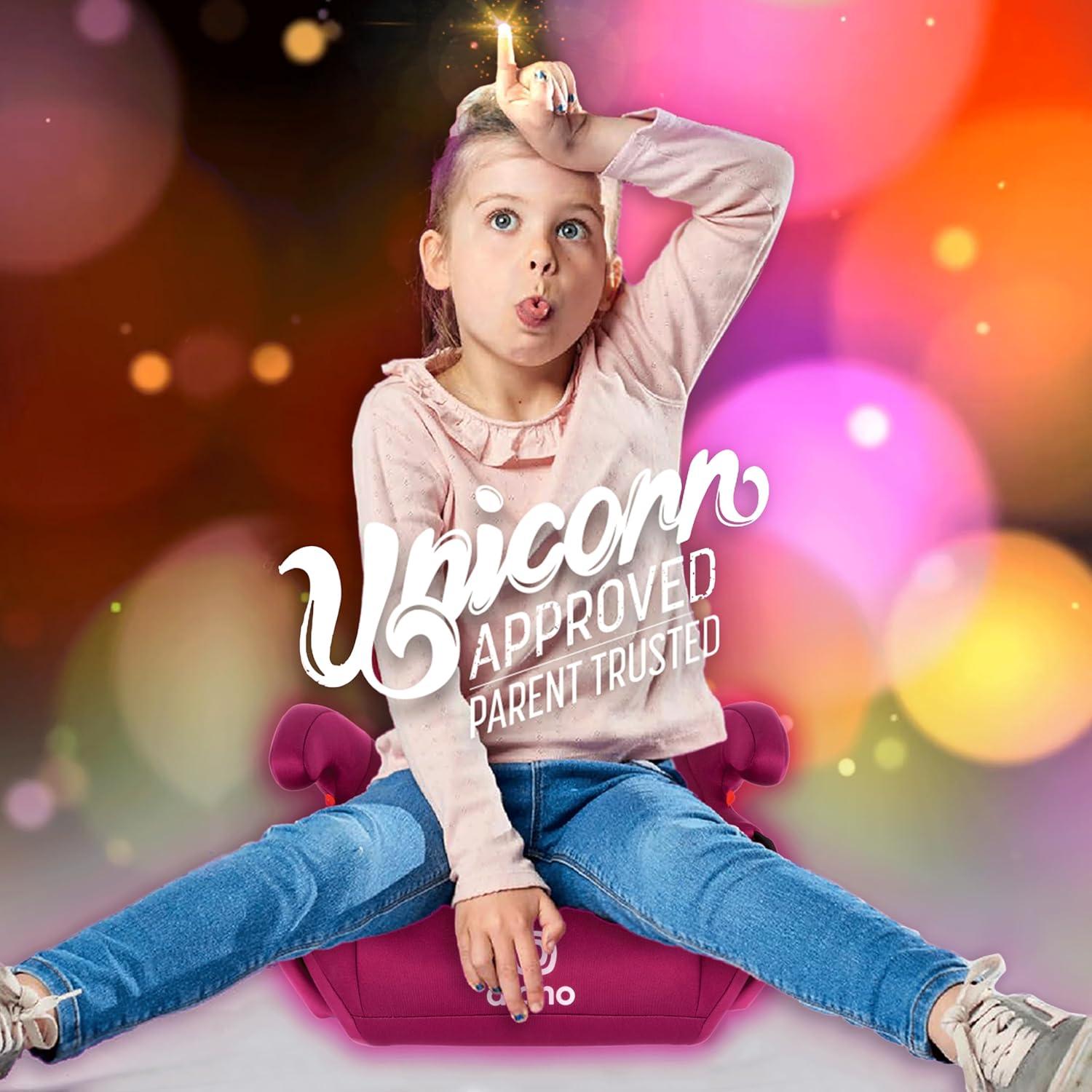 Asiento Elevador Diono Solana Rosa Sin Respaldo 40-120 lb