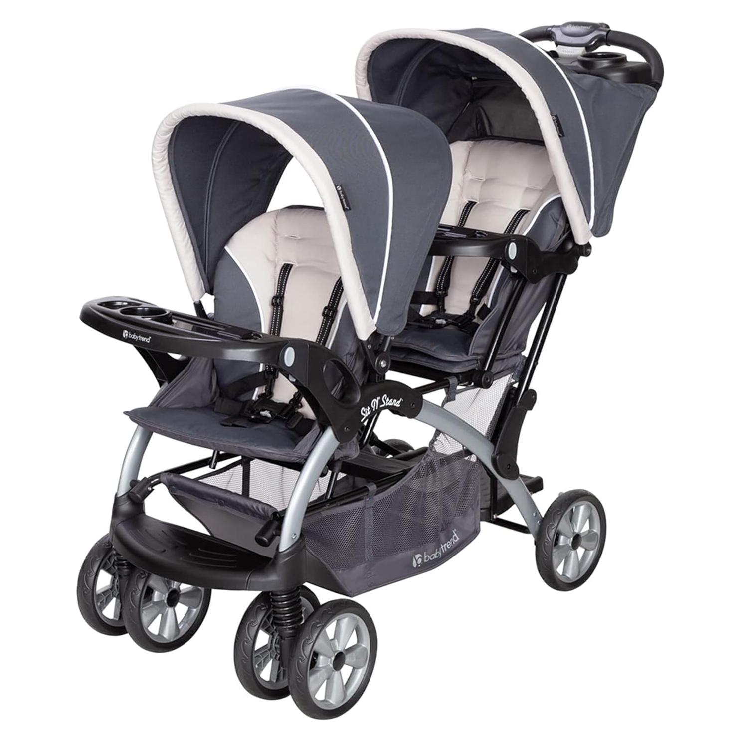Carriola Doble Baby Trend Magnolia Plegable 2 Asientos