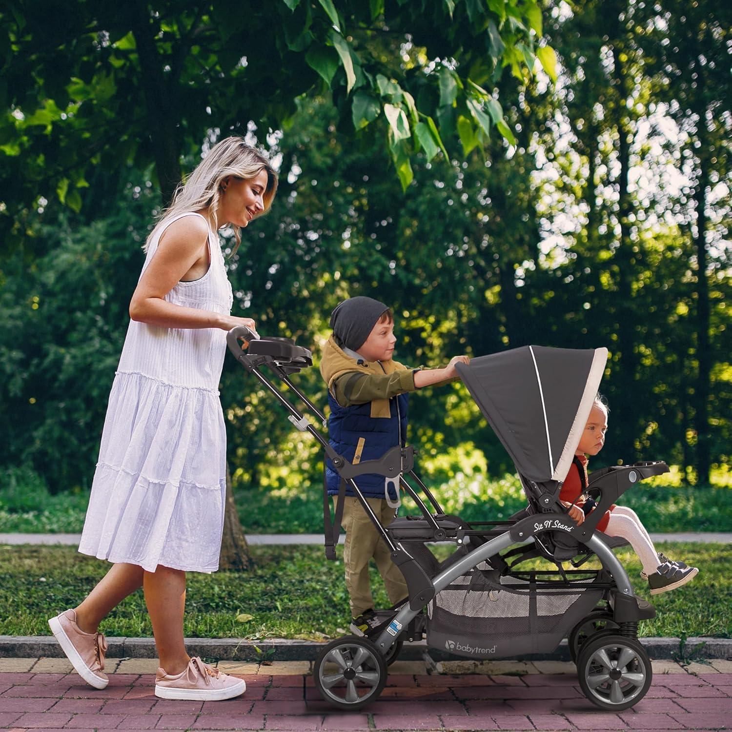 Carriola Doble Baby Trend Magnolia Plegable 2 Asientos