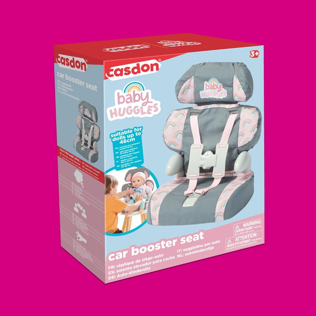 Asiento Elevador de Coche Casdon Gris para Muñecas 35 cm