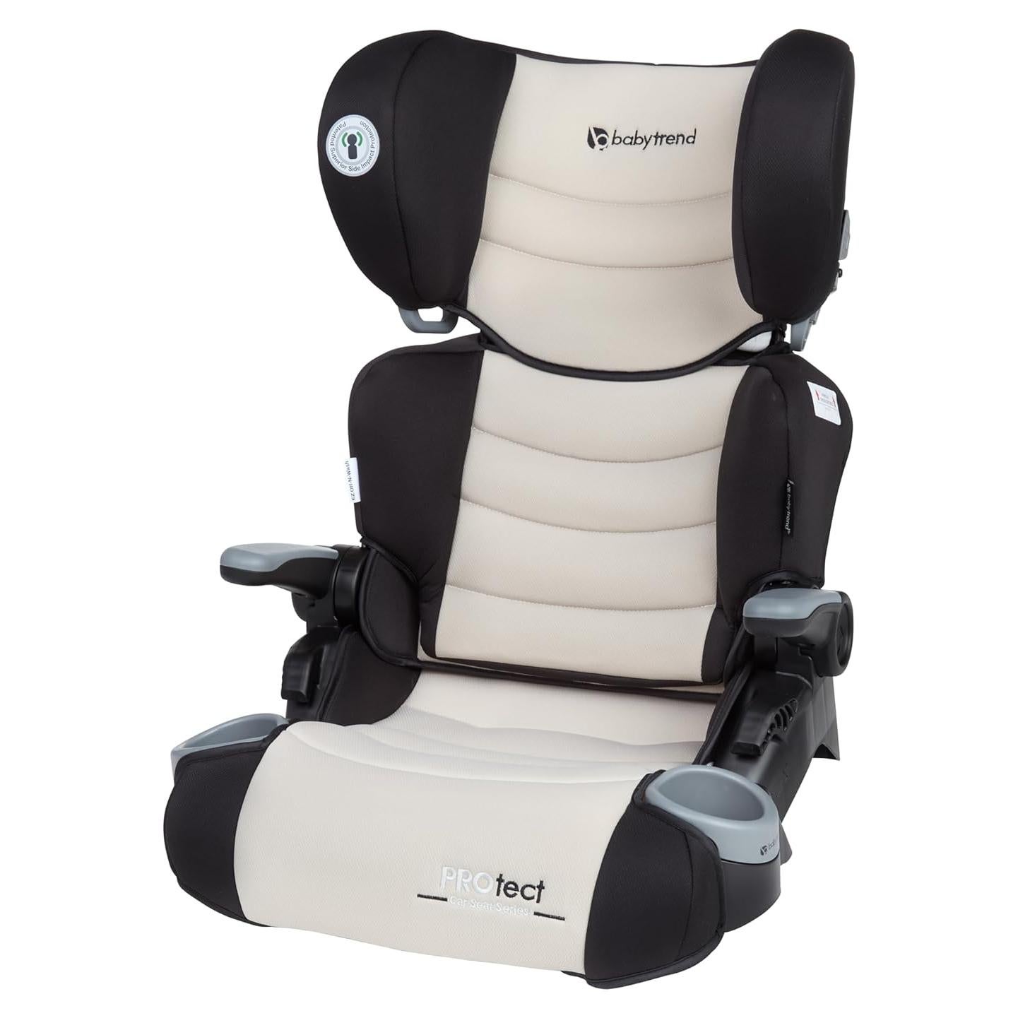 Asiento Elevador Plegable Baby Trend Protect 2-en-1 Dash Tan