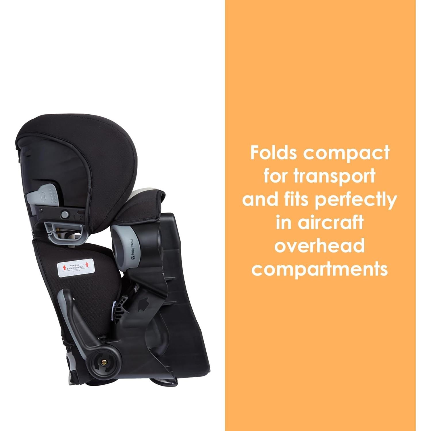 Asiento Elevador Plegable Baby Trend Protect 2-en-1 Dash Tan