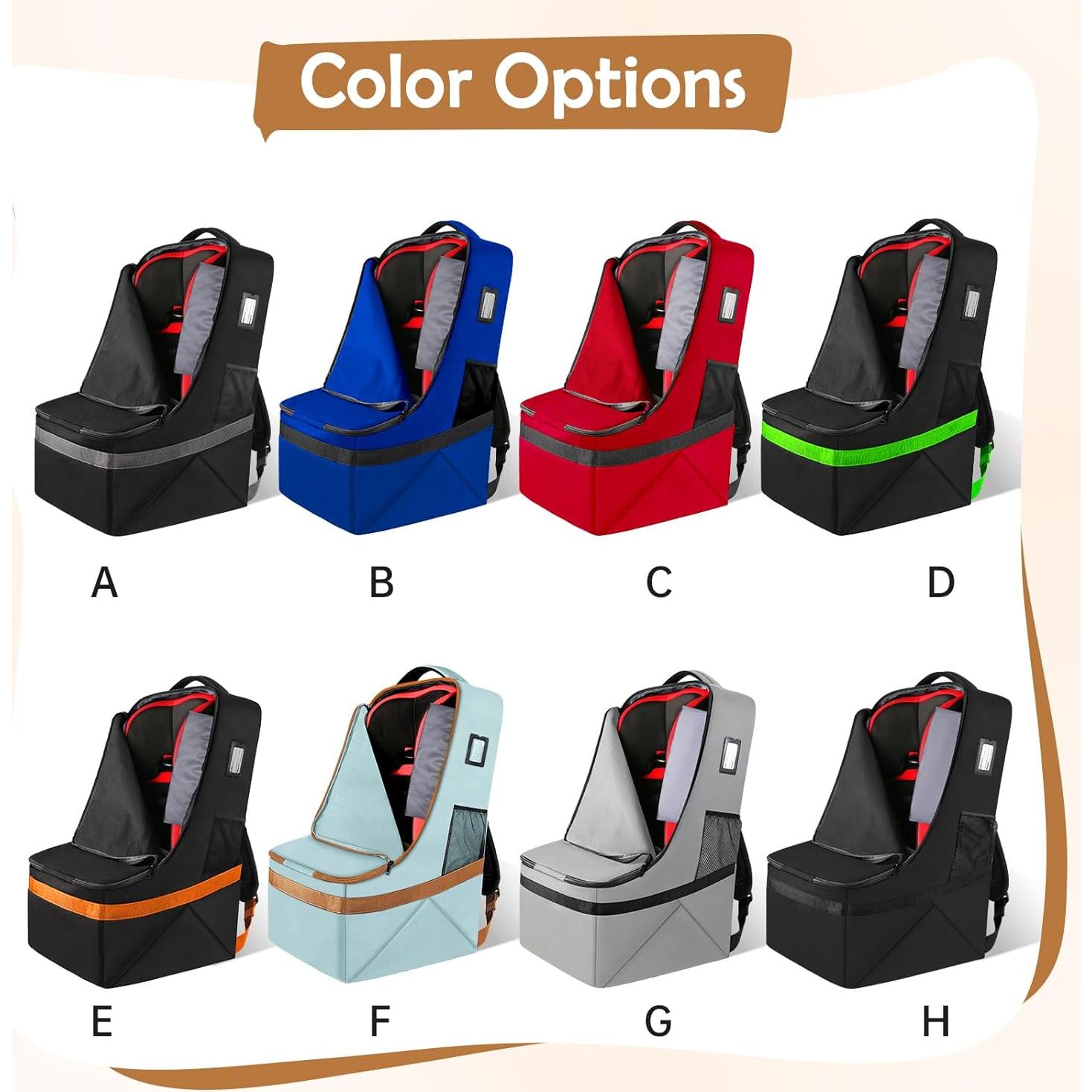 Bolsa de Viaje para Silla de Auto YOREPEK Gris 43x43x71cm