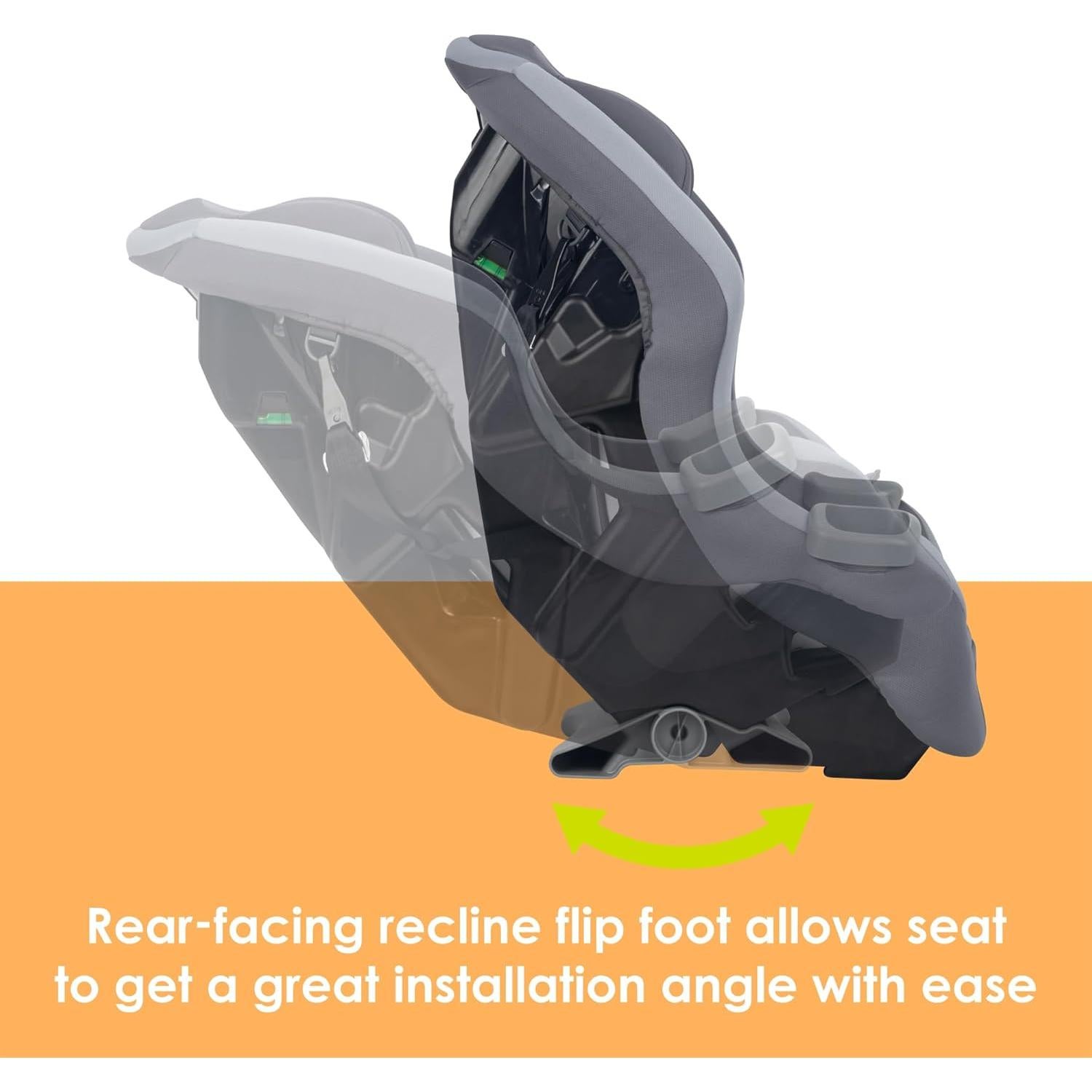 Silla de Auto Convertible Baby Trend Trooper Slim 3-en-1 Gris