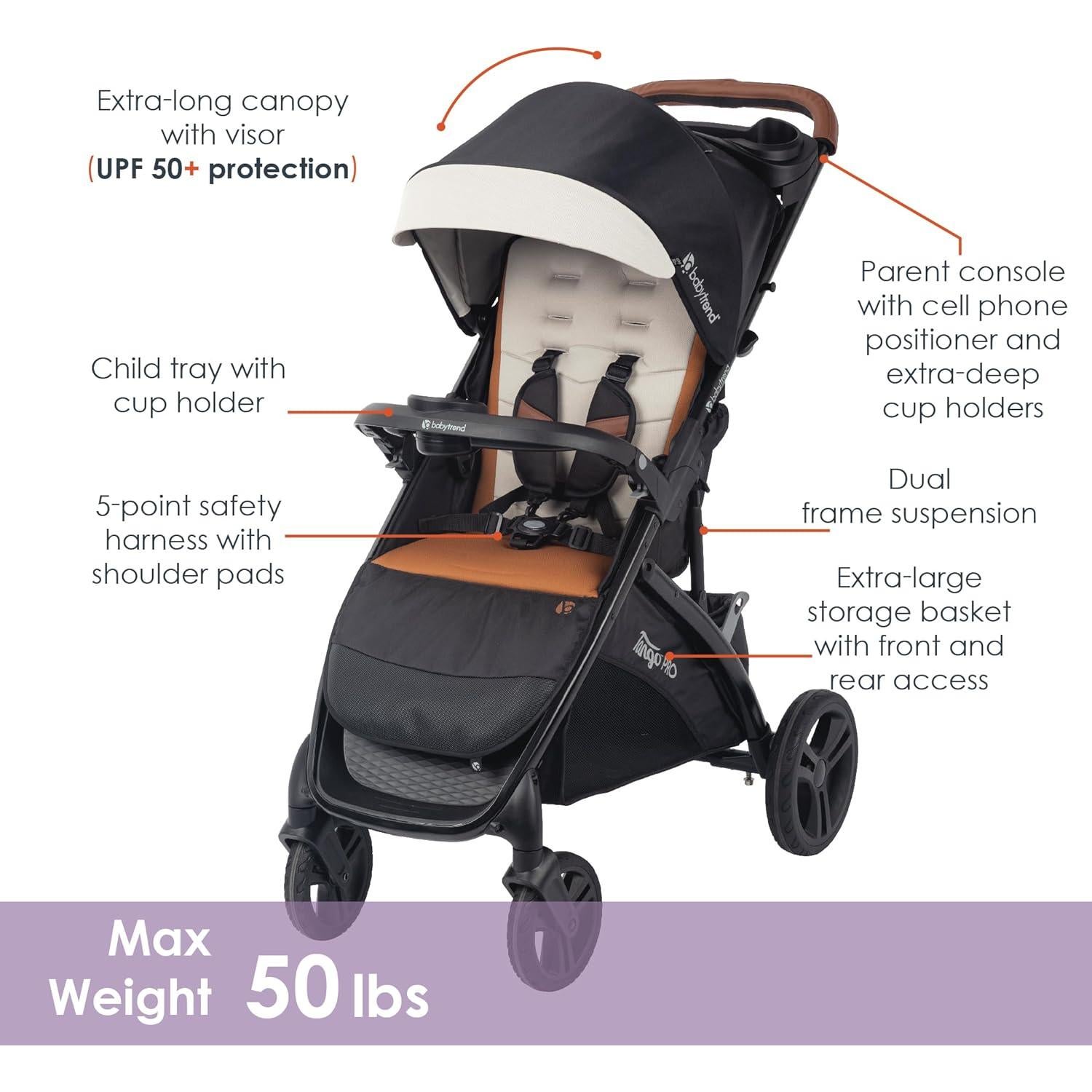 Sistema de Viaje Baby Trend Tango PRO con Asiento Auto Bebé