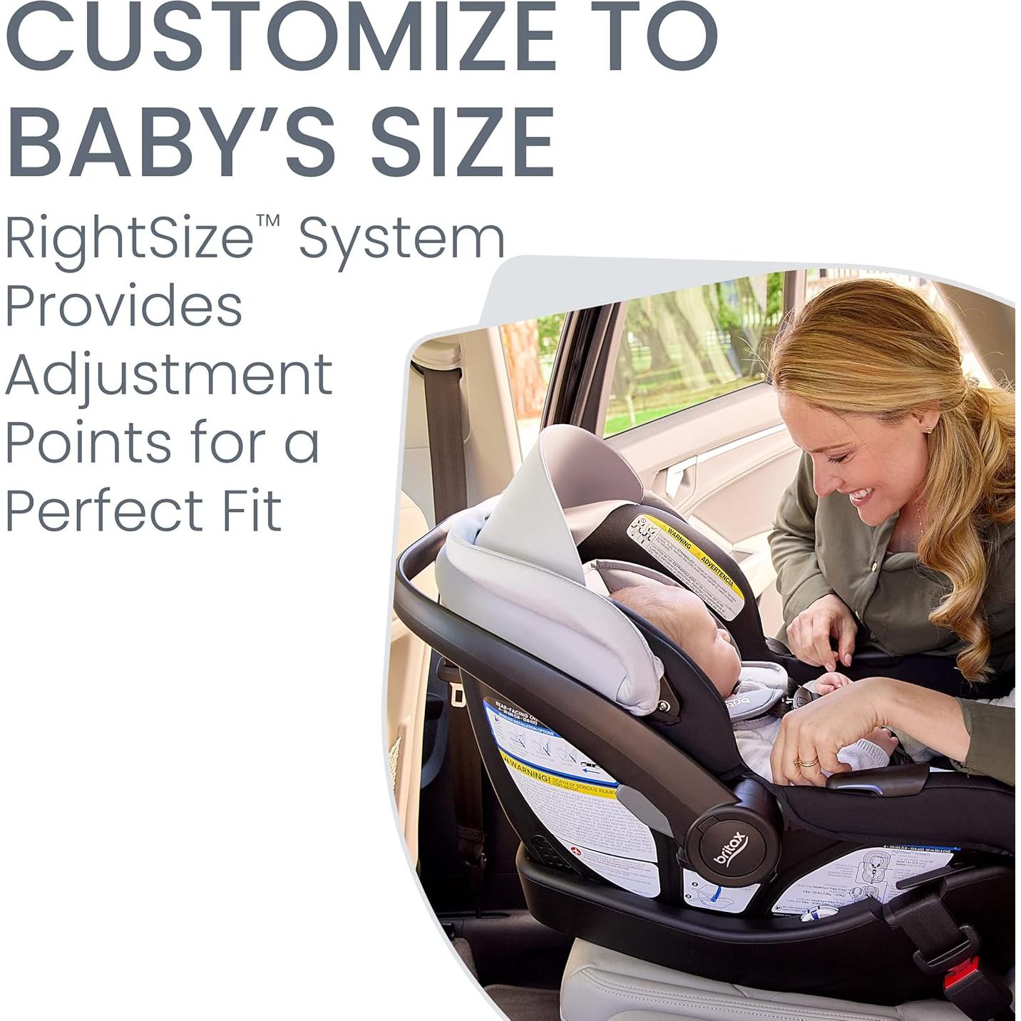 Asiento de auto para infantes Britax Willow S Onyx Glaciar
