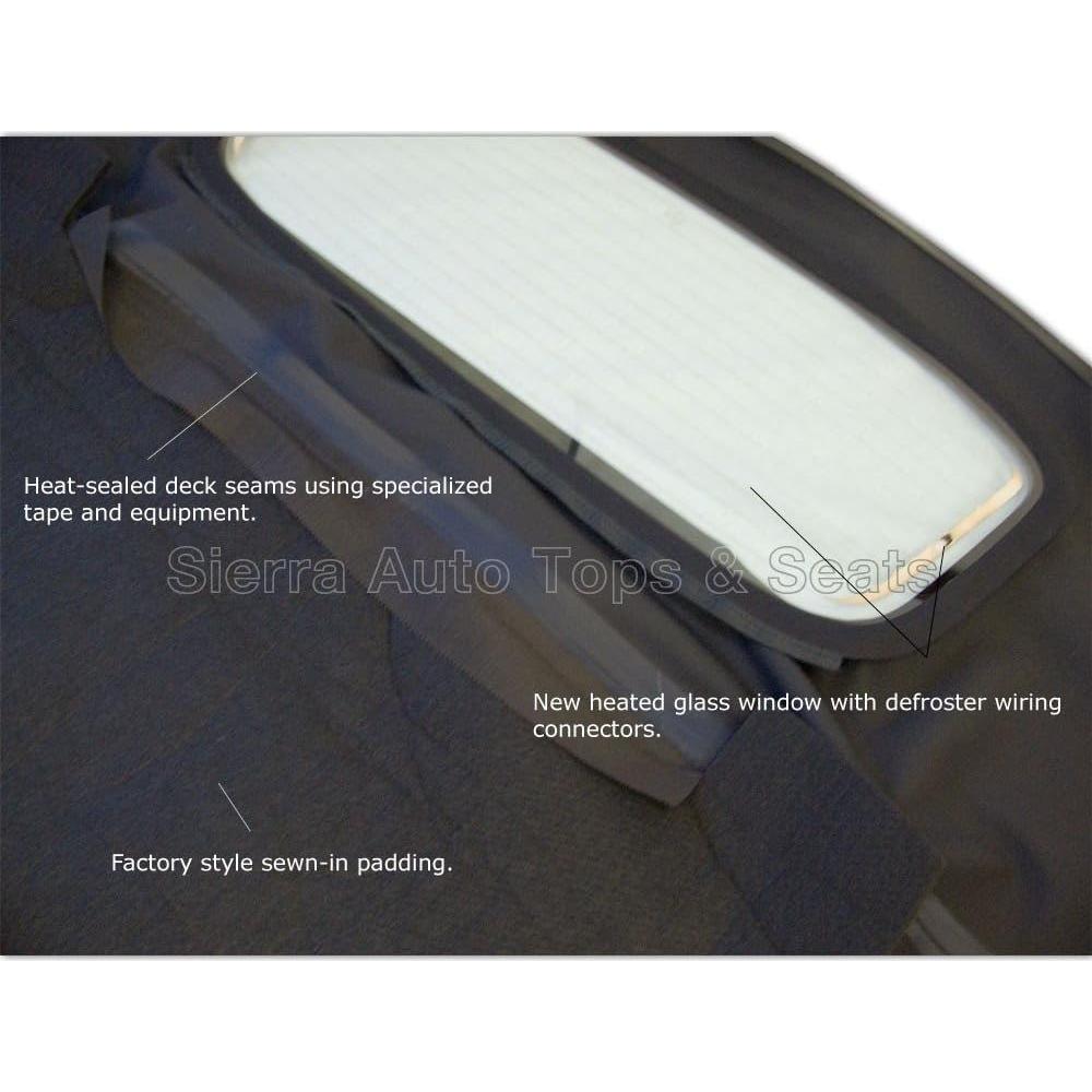 Techo Convertible Toyota Solara 2004-2009 Sierra Auto Tops Negro