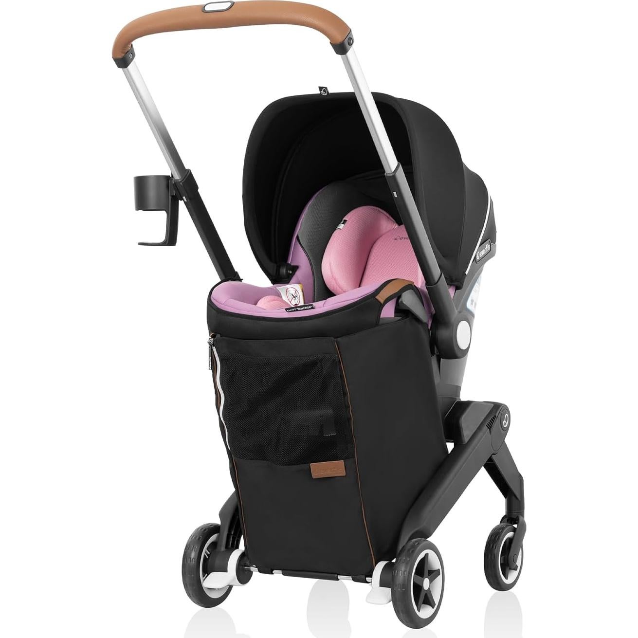 Asiento de Auto y Carrito Evenflo Gold Shyft DualRide Rosa