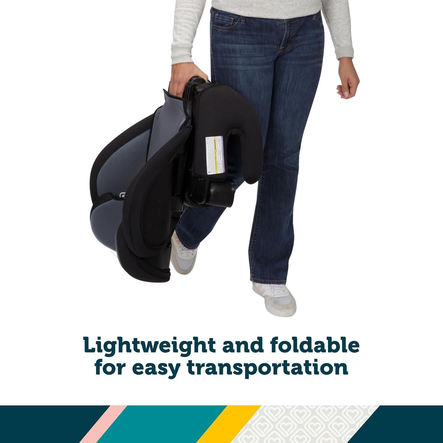 Asiento de automóvil elevador 2 en 1 Safety 1st Grow and Go, 18.14-45.36 kg, Arena Negra