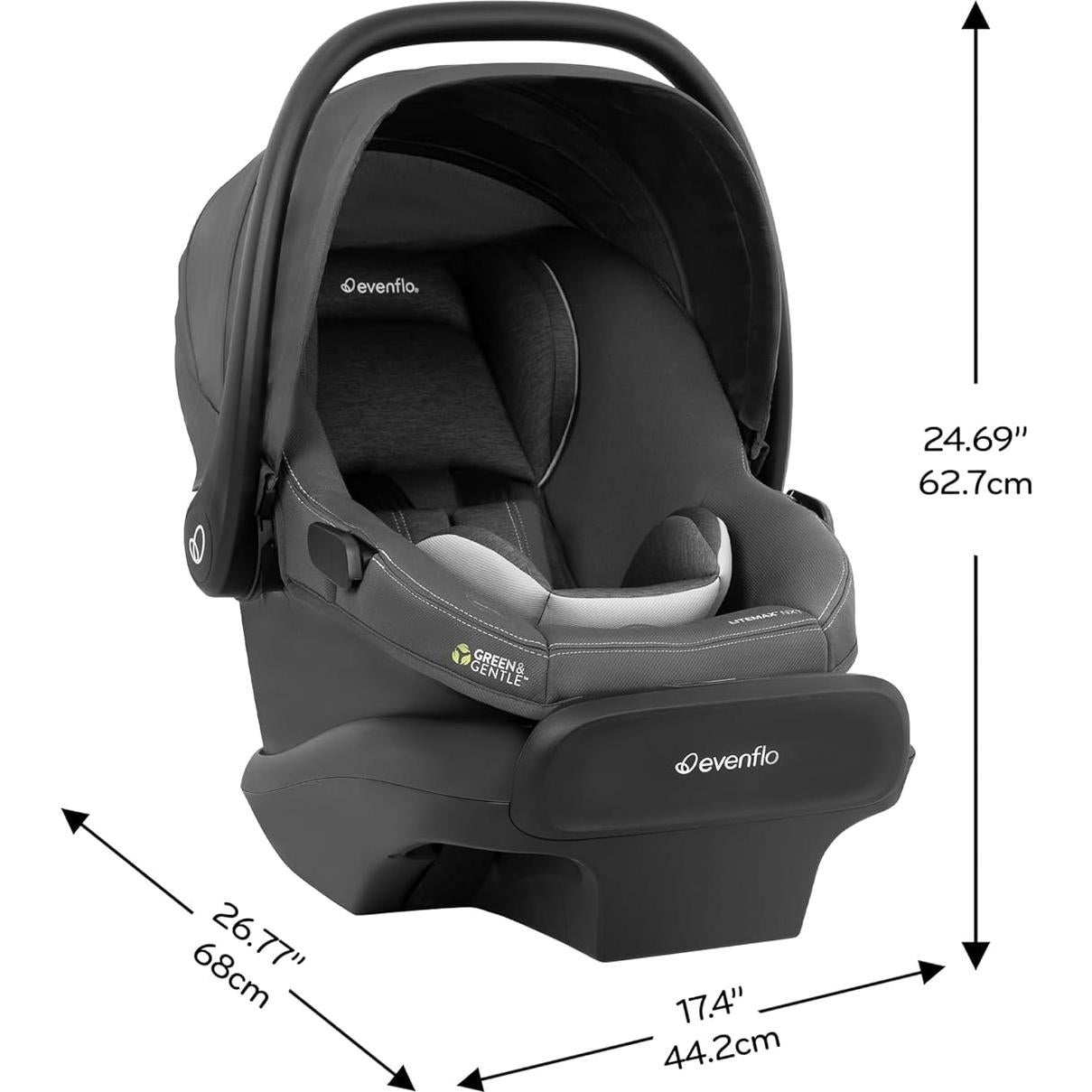 Asiento de Auto para Bebés Evenflo LiteMax NXT con SensorSafe