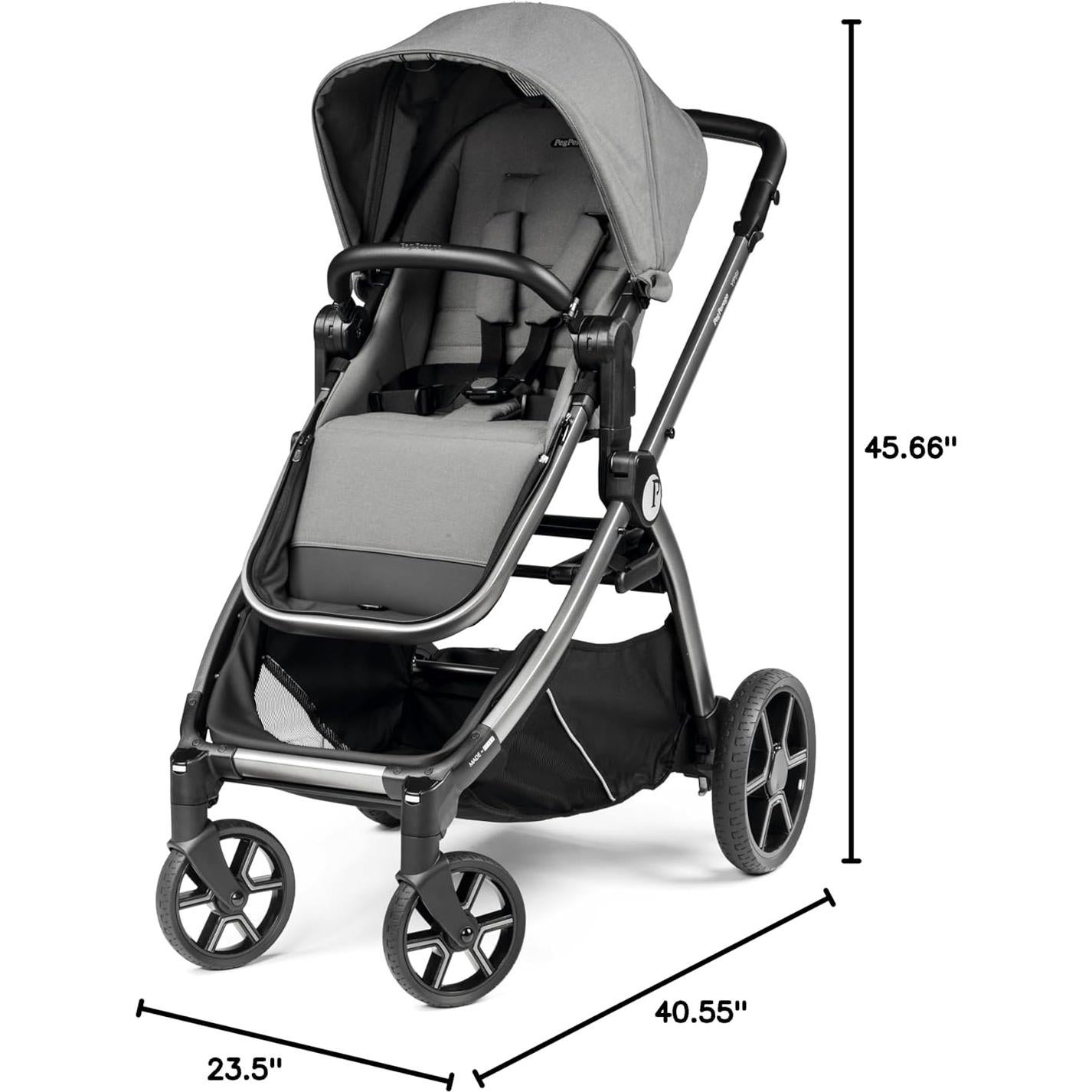 Cochecito Peg Perego Ypsi Doble Compacto - Mercurio