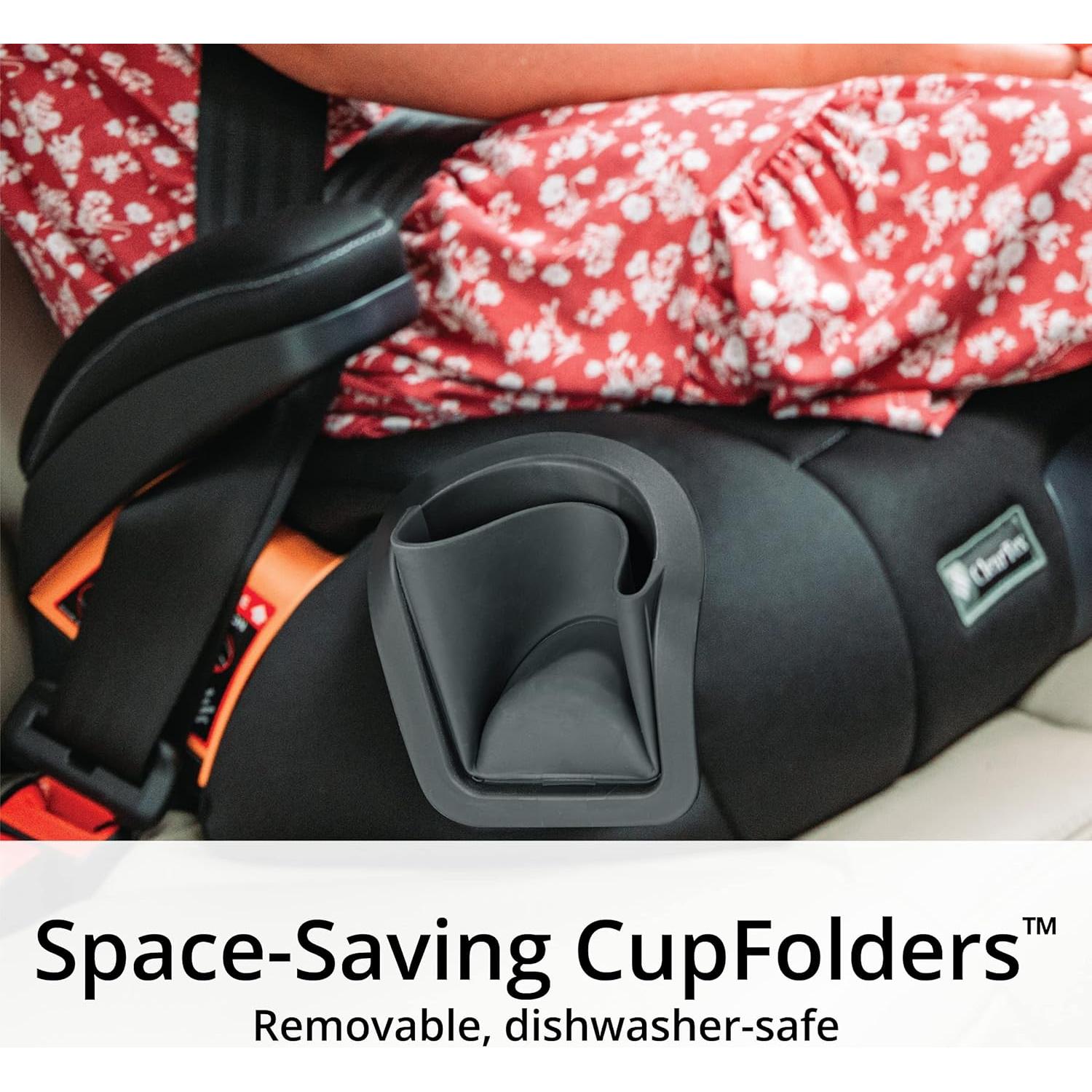 Asiento Elevador Chicco KidFit ClearTex Plus 2-en-1 Obsidiana