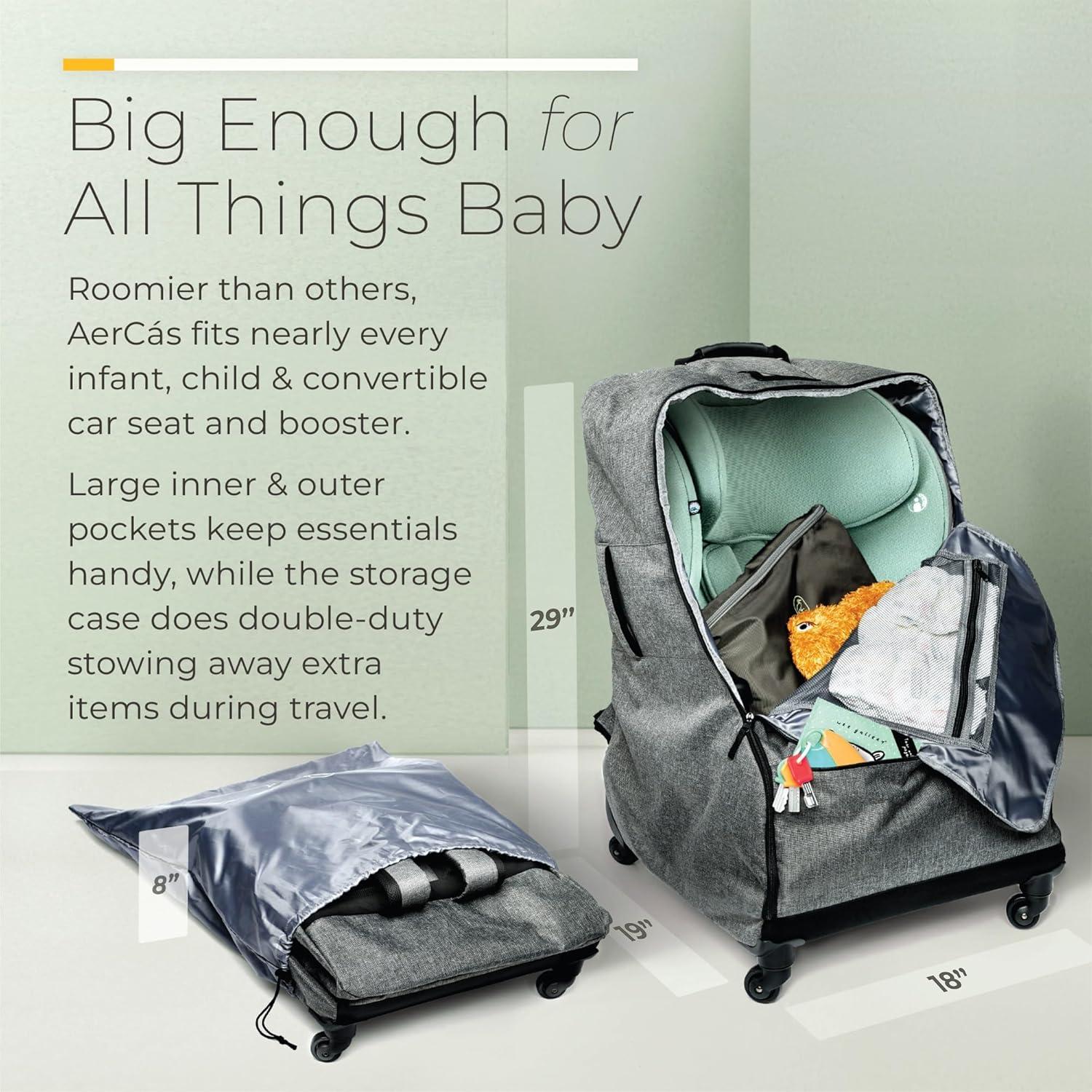 Bolsa de Viaje para Asiento de Auto The Little Stork AerCas 3 en 1