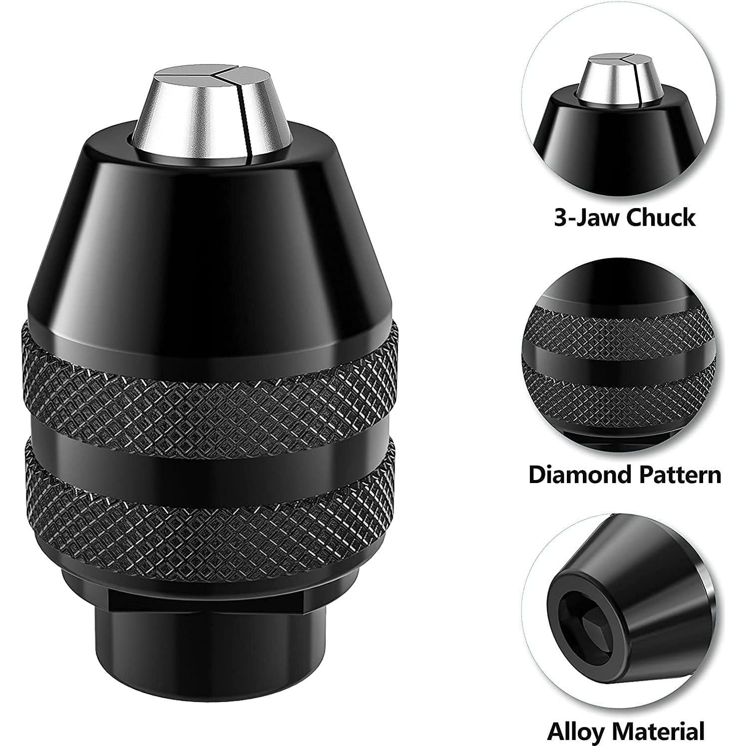 Juego de 2 Mandriles Sin Llave Mellbree 1/32" a 1/8"