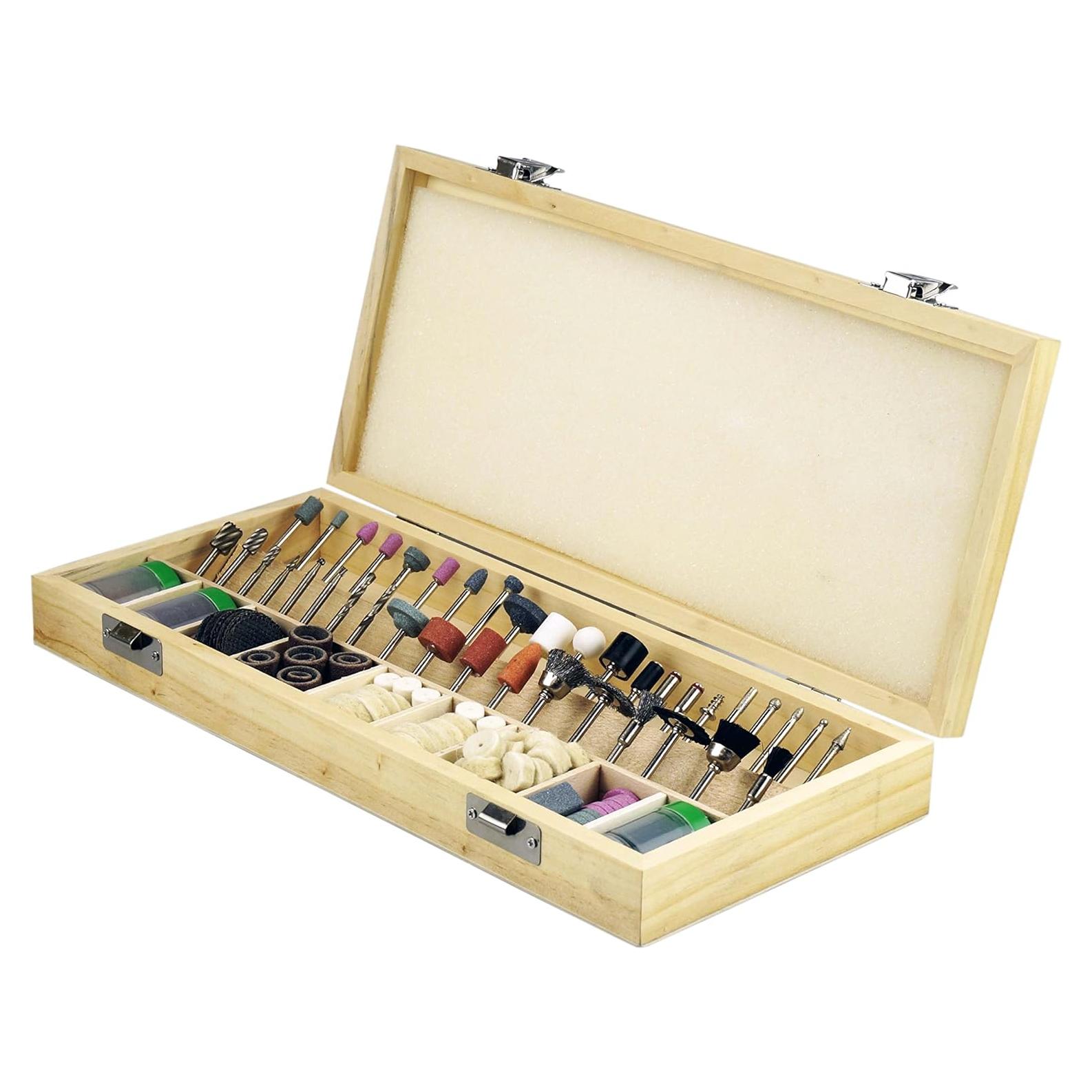 Kit de Accesorios para Herramienta Rotativa SE RA9228 - 228 Piezas