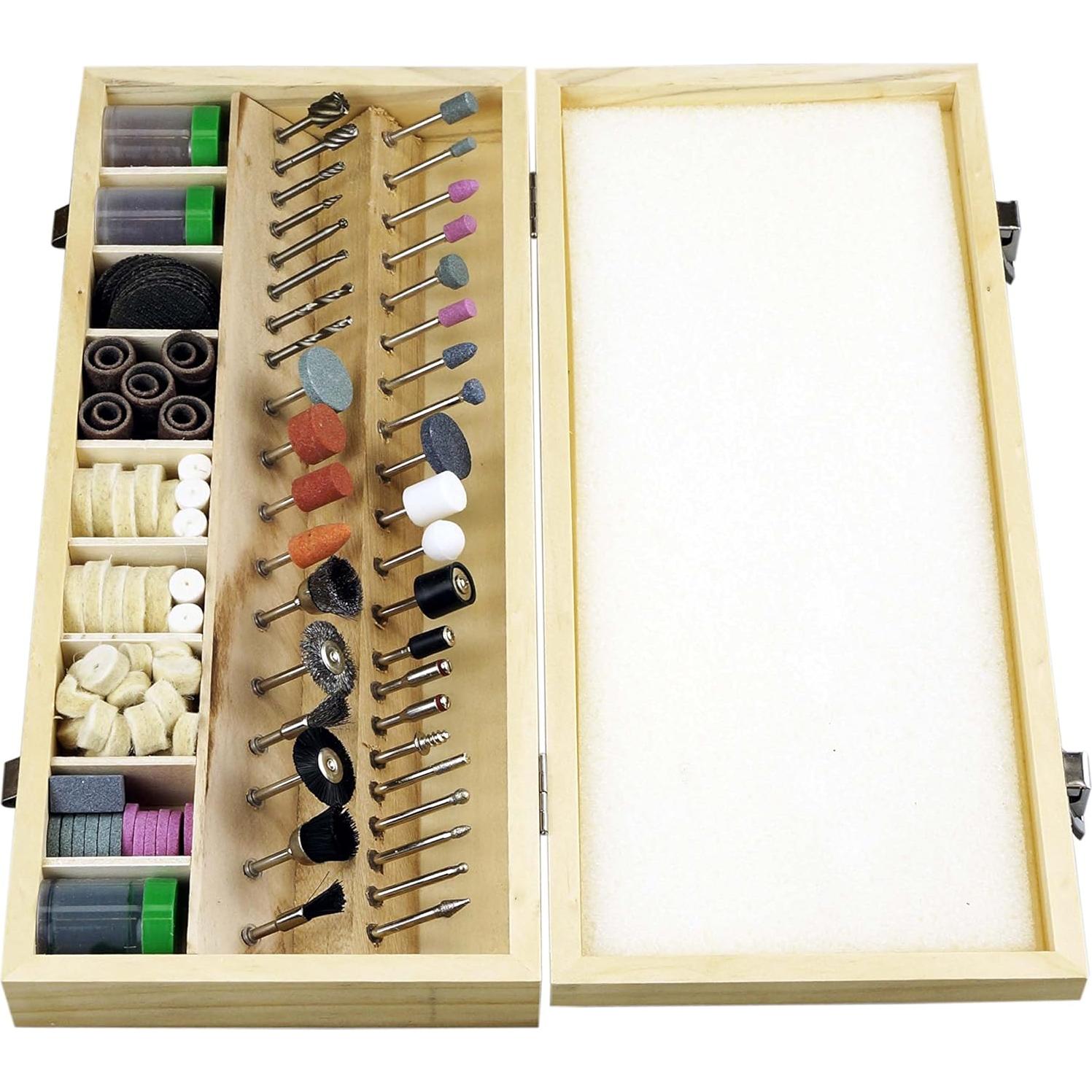 Kit de Accesorios para Herramienta Rotativa SE RA9228 - 228 Piezas