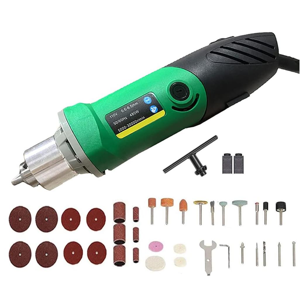 Herramienta Rotativa Eléctrica VOTOER 480W 30000RPM Velocidad Variable