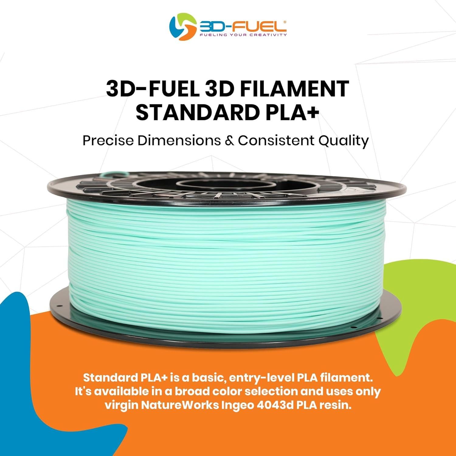 Filamento PLA+ 3D-Fuel 1.75 mm 1 kg Azul Caribeño