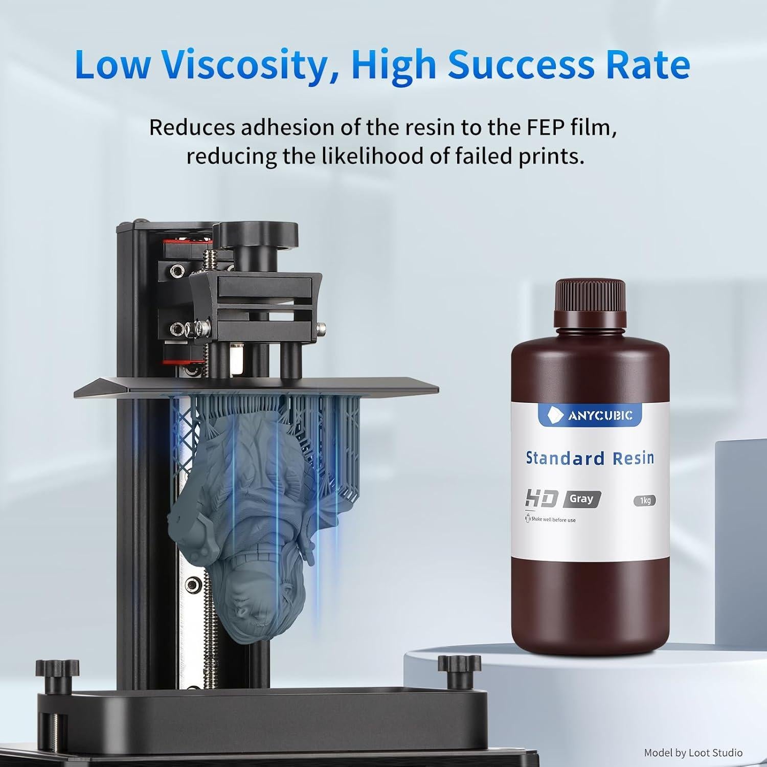 Impresora 3D Anycubic Photon Mono 4 Ultra 8K + Resina 1KG