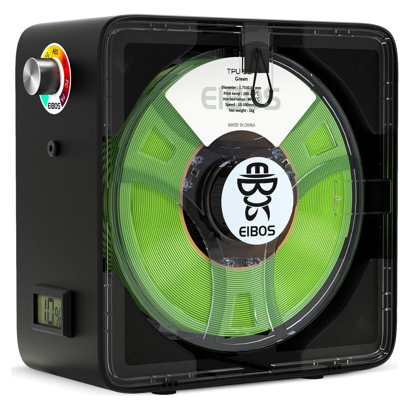 Caja de Secado de Filamento EIBOS Easdry 1.75mm-3mm Ajustable