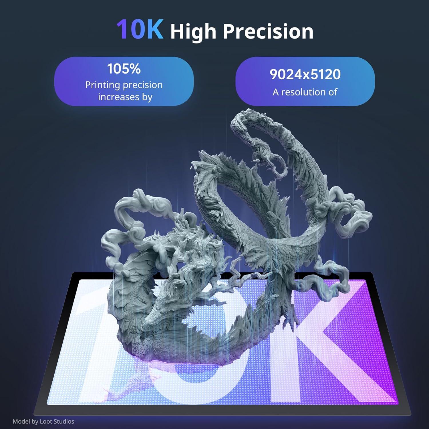 Impresora 3D ANYCUBIC Photon Mono 4 Ultra 10K 7" + 5 Películas ACF