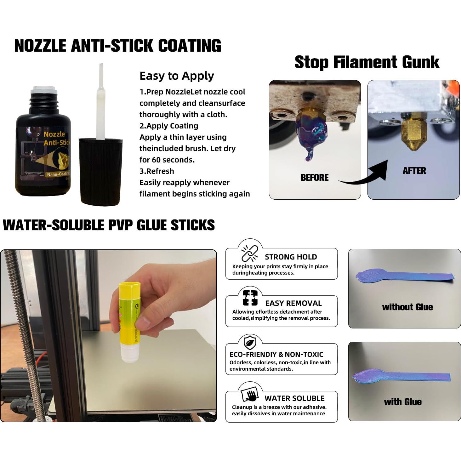 Kit de Herramientas para Impresora 3D SHUAIAIW 124 Piezas